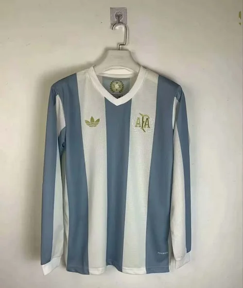 2024 Long Sleeve Argentina 50th Anniversary Edition Football Shirt 1:1 Thai Quality