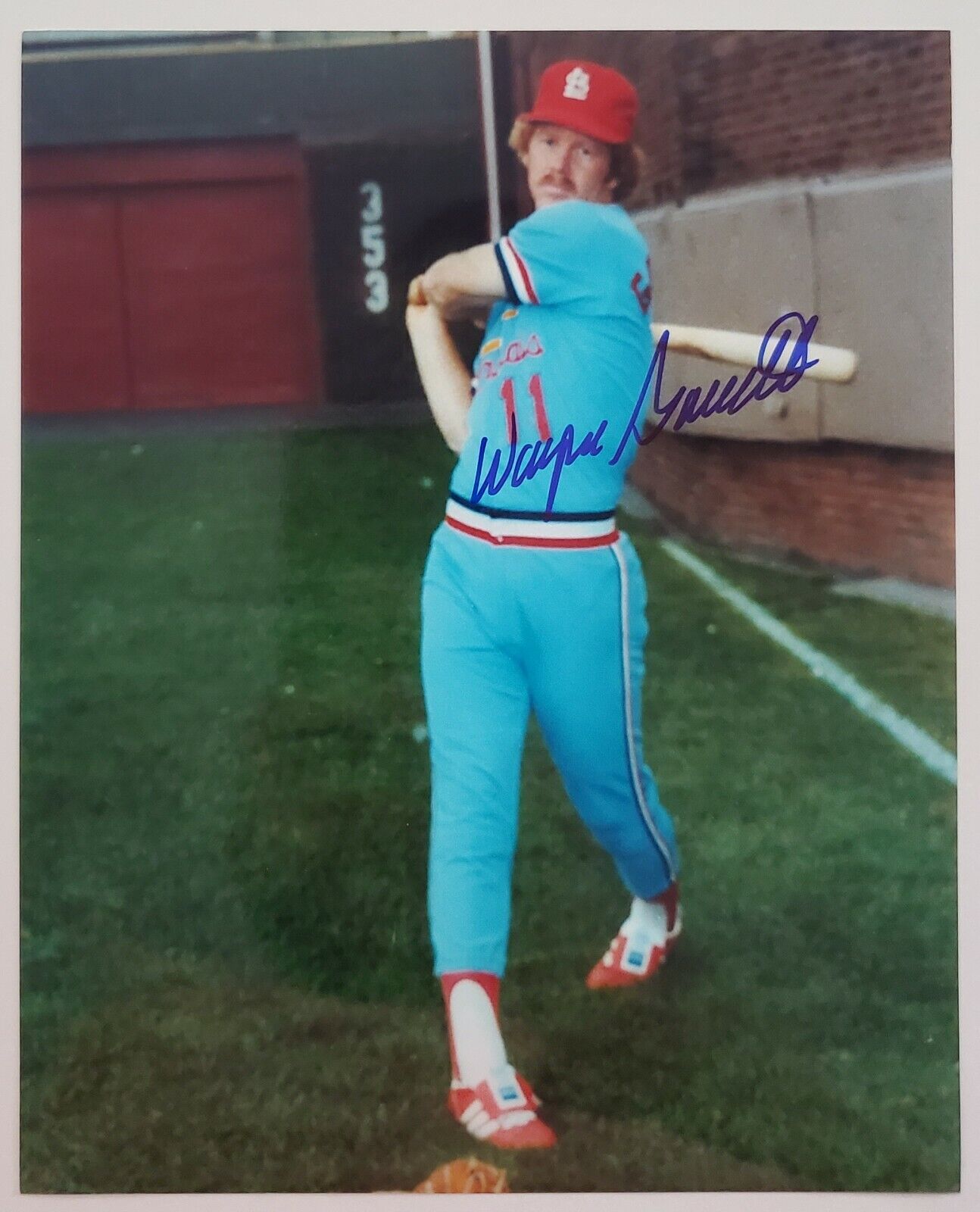 Wayne Garrett Signed 8x10 Photo Poster painting MLB St Louis Cardinals RAD