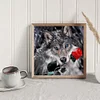 Diamond Painting -DIY Full Square Drill Rose Wolf