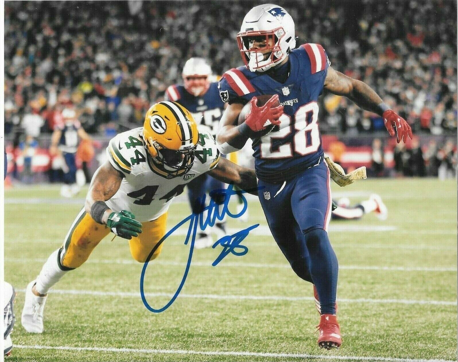 James White Autographed Signed 8x10 Photo Poster painting ( Patriots ) REPRINT