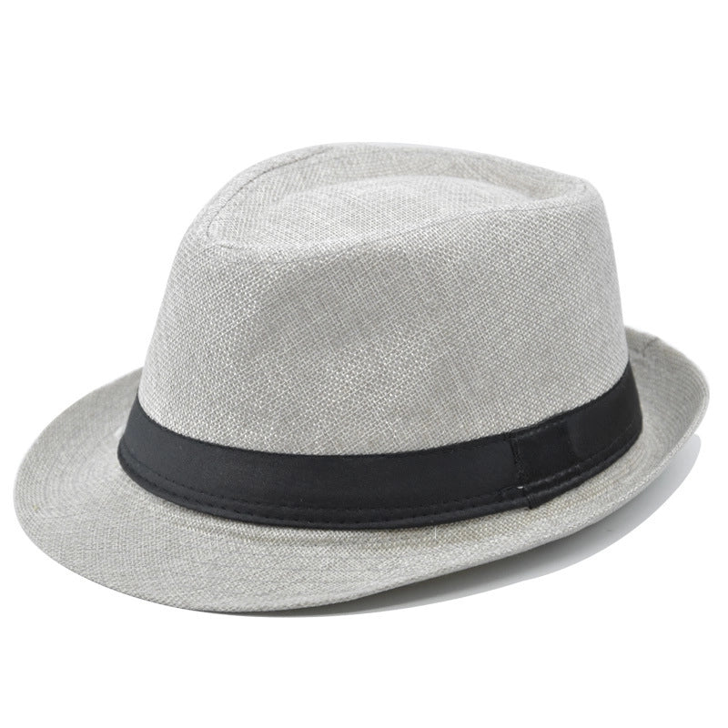 Unisex Modern Style Classic Style Geometric Curved Eaves Sun Hat Fedora Hat