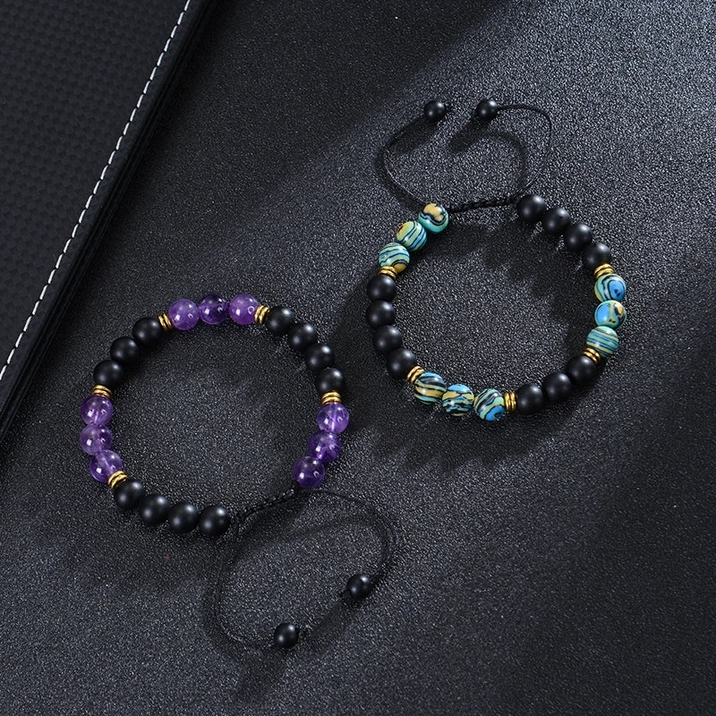 IG Style Geometric Natural Stone Bracelets In Bulk