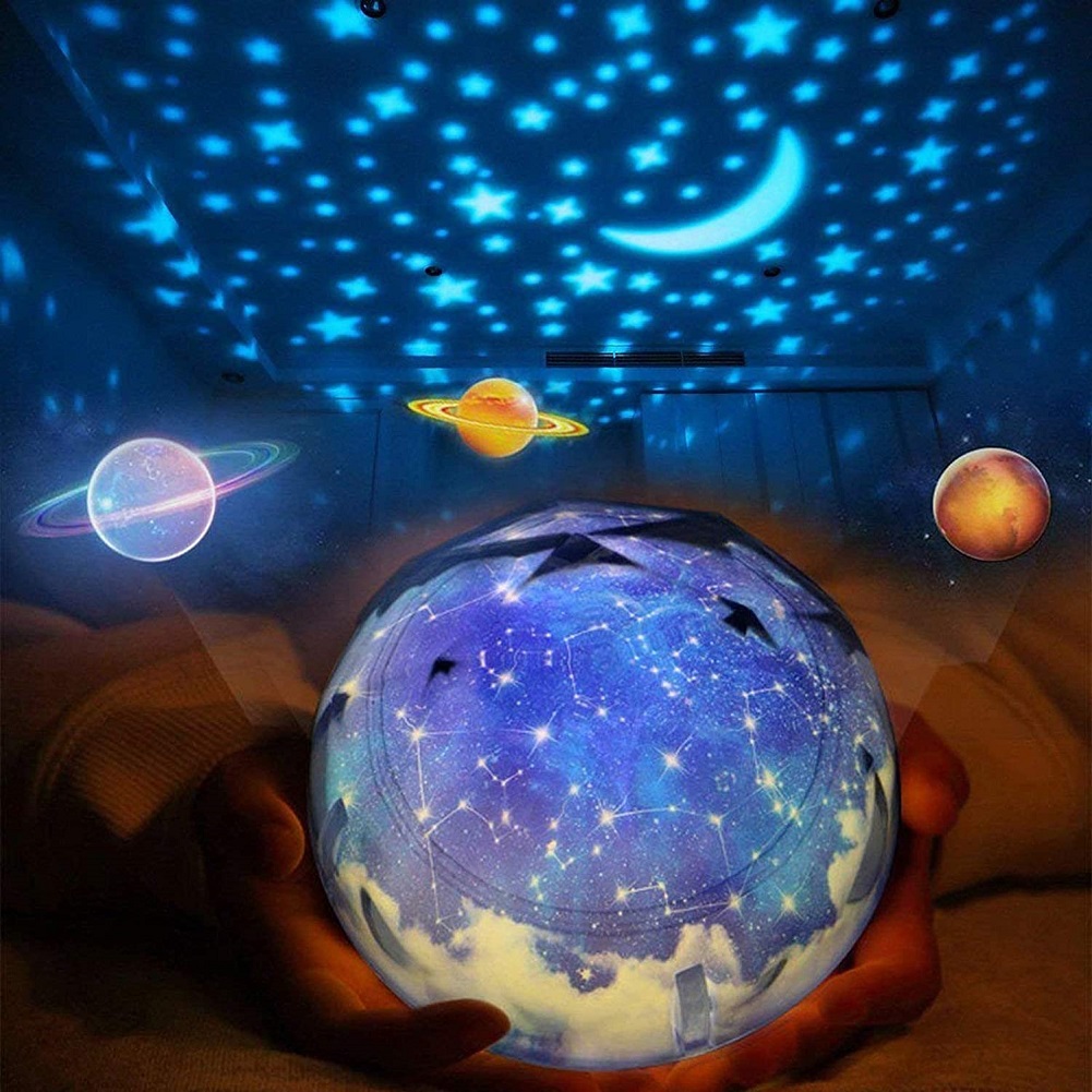 

Star Sky Projection Lamp Smart LED USB Night Light, 501 Original