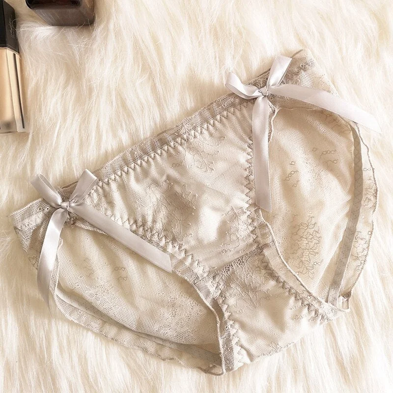 New Women's Underpants Lace Panties Low Waist Sexy Panties Seamless Hollow Out Female Underwear Breathable Lingerie Briefs