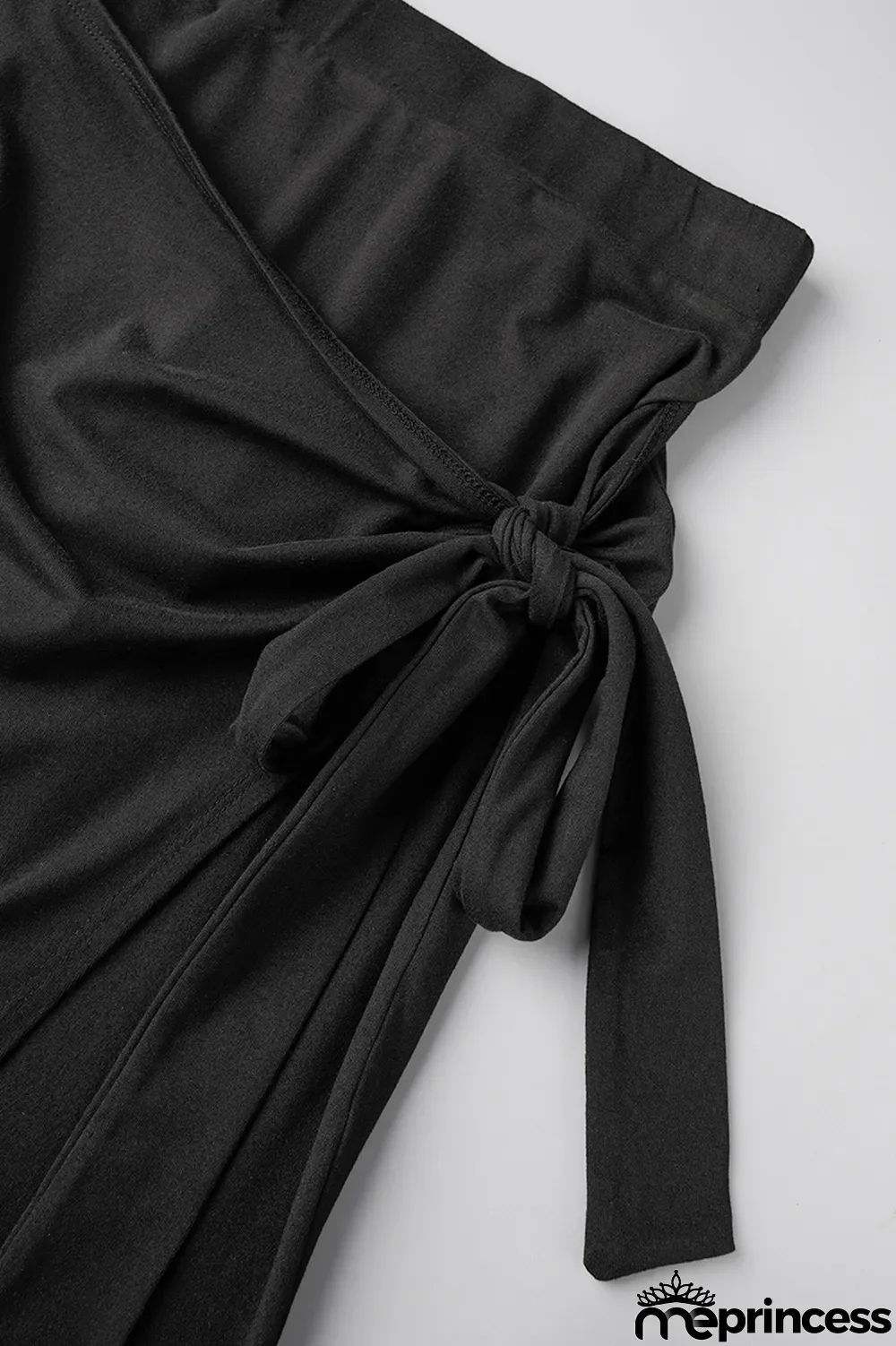 Green Casual Solid Bandage Slit O Neck Short Sleeve Two Pieces