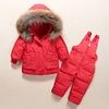 Baby Boy Girl Russia Winter Sets Warm Parka 2 Pcs