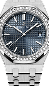 Silver 904L Steel Blue Gray Dial - Automatic - 34mm