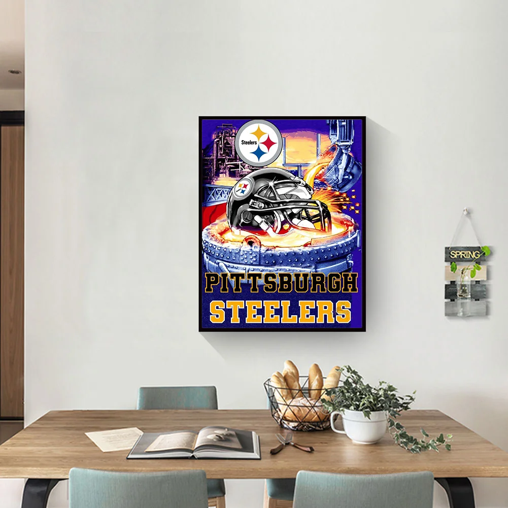 5D DIY Full Round Drill Diamond Painting NFL Abstract Home Decoration (sz2324)