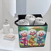 (US Only)Cute Grandma Special Shape Diamond Painting Container for Home Storage