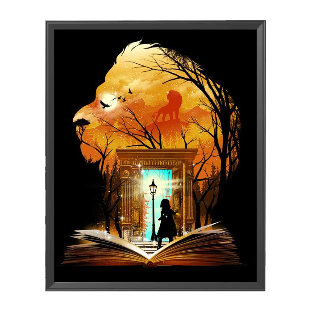 Full Cross Stitch 11CT Harry Potter Cotton DIY Stamped Embroidery Kits (1)