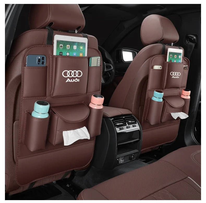 Car seat back storage bag