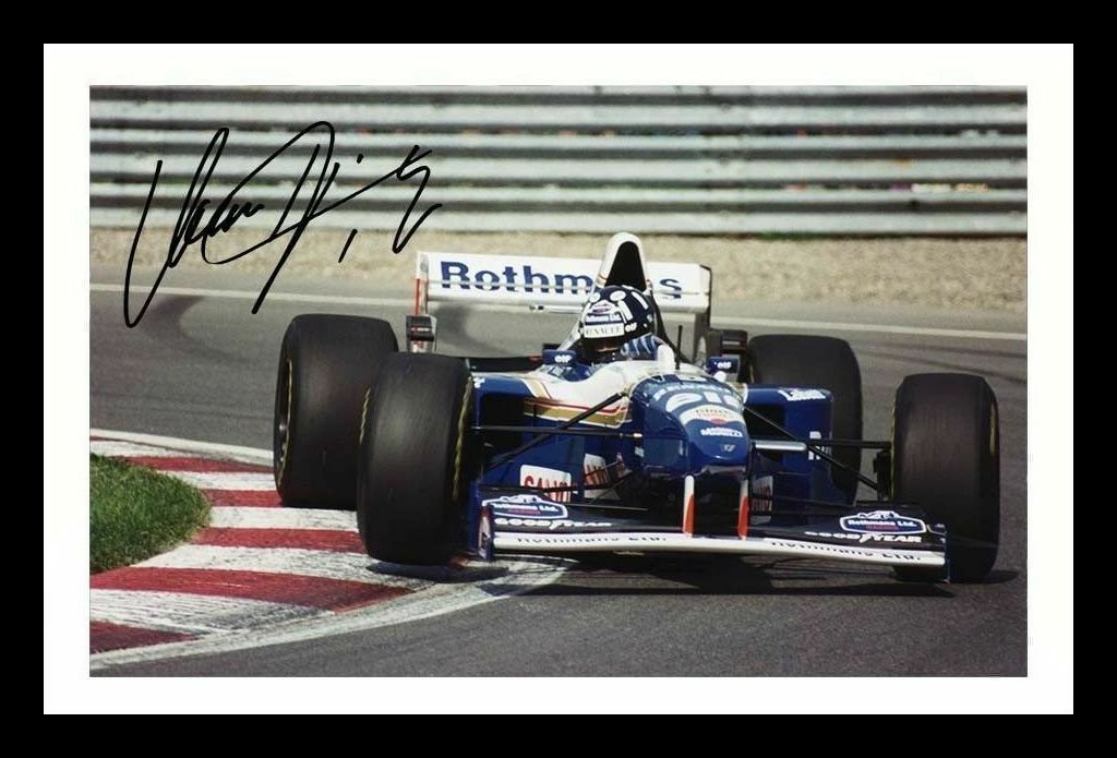 Damon Hill Autograph Signed & Framed Photo Poster painting 1