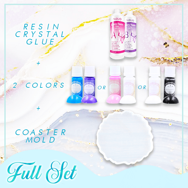 Crystal Resin Coaster DIY Kit