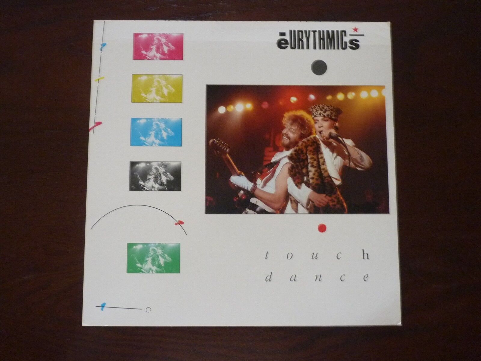 Eurythmics Touch Dance LP Record Photo Poster painting Flat 12x12 Poster