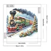 Diamond Painting-DIY Crystal Rhinestone Xmas Train