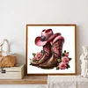 Diamond Painting-DIY Full Round Drill Cowboy Boots(40*40CM)