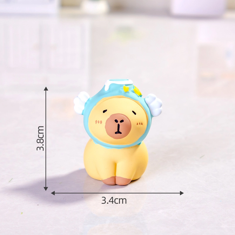 Animal Simulation Model Animal Capybara Resin Toys