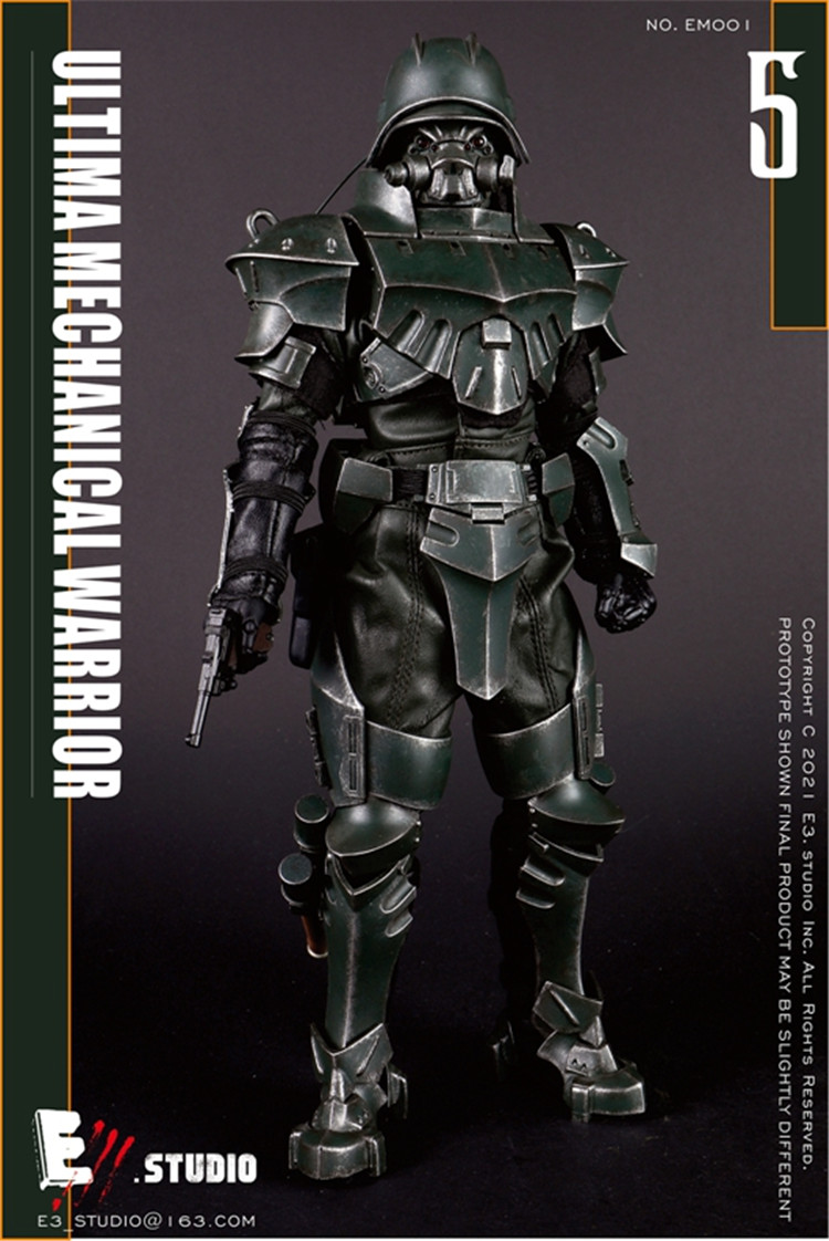 【In Stock】E3.STUDIO NO.EM001 1/6 Ultimate mechanical warrior 5 action figure