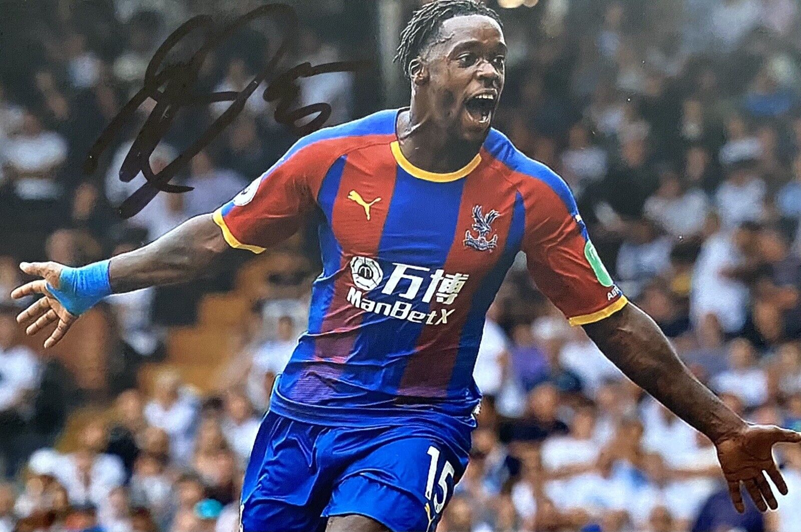 Jeffrey Schlupp Genuine Hand Signed Crystal Palace 6X4 Photo Poster painting 2