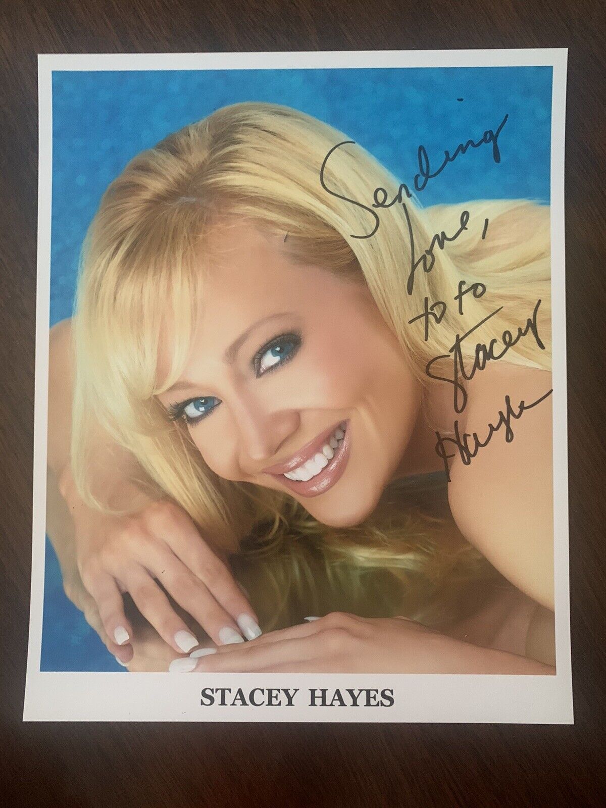 Stacey Hayes signed 8x10 Photo Poster painting Autographed Sexy Hot Model