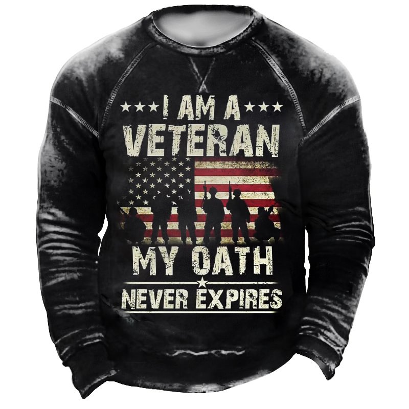 I Am A Veteran And My Vow Never Expires Sweatshirt-Compassnice®