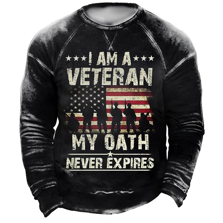 I Am A Veteran And My Vow Never Expires Sweatshirt