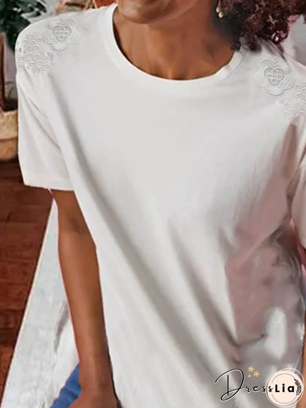 Short Sleeve Casual Crew Neck T-shirt