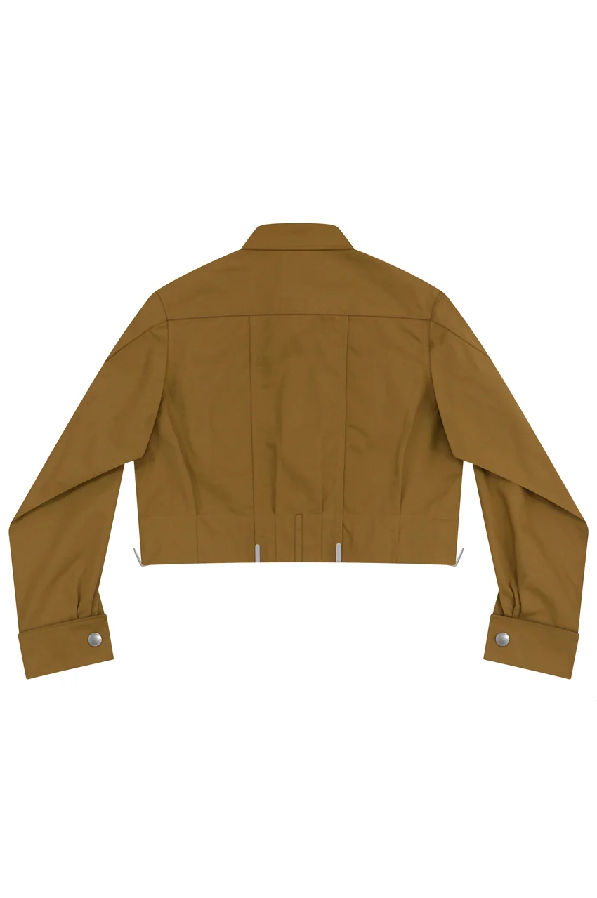   SA German Brown Service Shirt With Sliver Hardware German-Uniform