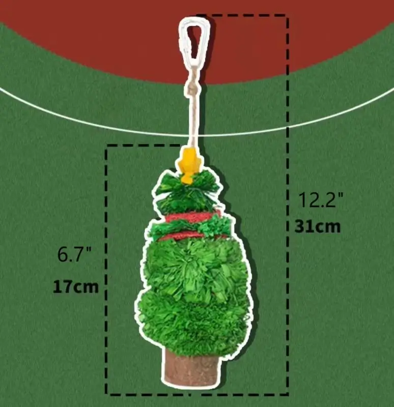Parrot Christmas Tree Toys  Birdcagelab