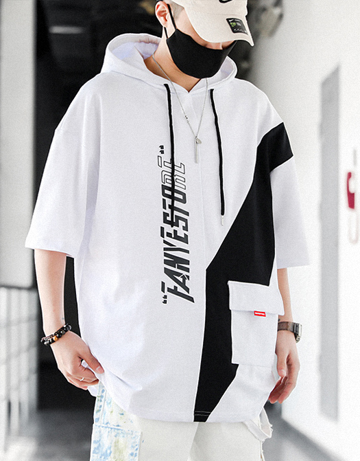 Street Trendy Short-sleeved Sweatshirt / TECHWEAR CLUB / Techwear