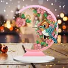 Diamond Painting Bird with Flower in Mouth Ornaments Table Decor