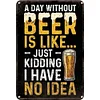 (Multi Style)Beer Bar Cafe - Metal Tin Signs(8*12Inch/12*16Inch) - Bar