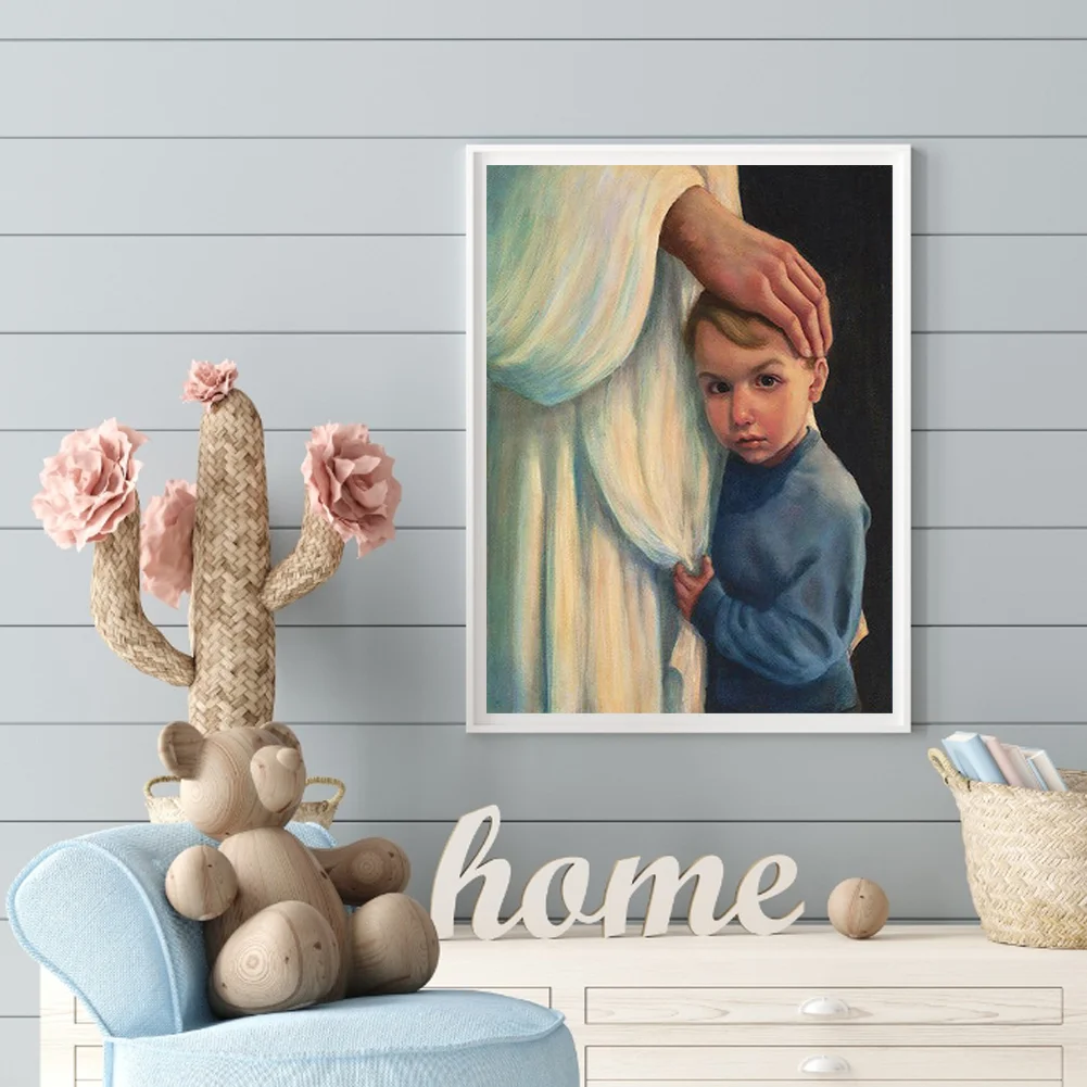 Full Round Diamond Painting 40*50cm - Jesus And Child