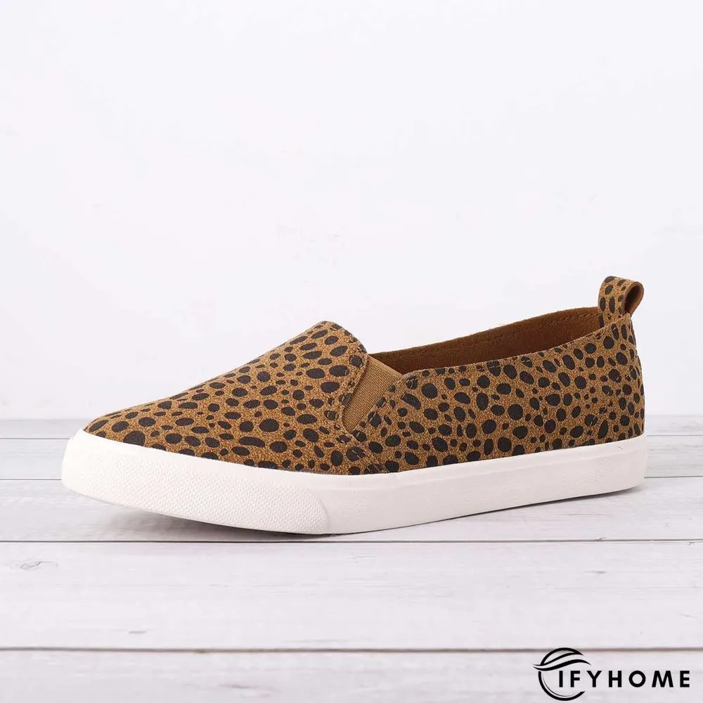Women Fashion Leopard Loafers All Season Flat Shoes | IFYHOME