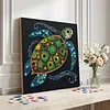 Framed Turtle - DIY Button Art Painting Kit for Creativity DIY Pearl Dot Crafts for Gift Home Wall Decor 30*30CM