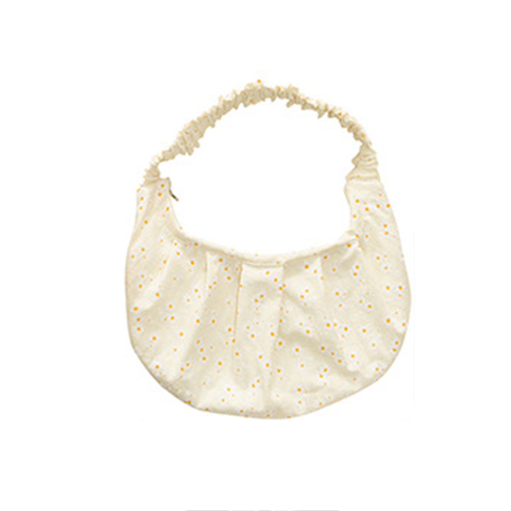 

Canvas Pleated Women Handbag Daisy Big Capacity Crossbody Shoulder Pouch, 501 Original