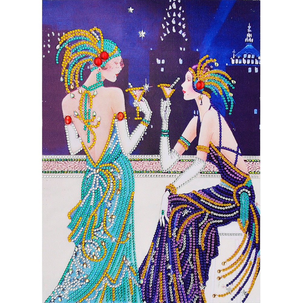 

Elegant Lady - Special Shaped Diamond Painting - 30*40CM, 501 Original