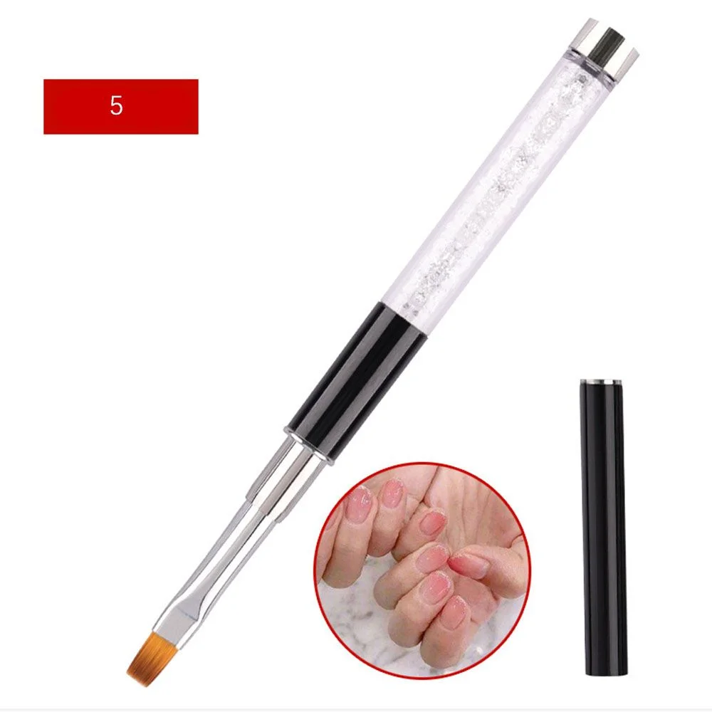 16 Types Nail Art Painting Brush UV Gel Extension Builder Carving Drawing Pen Crystal Diamond Handle Manicure Salon Tools NEW-Nail Inspo