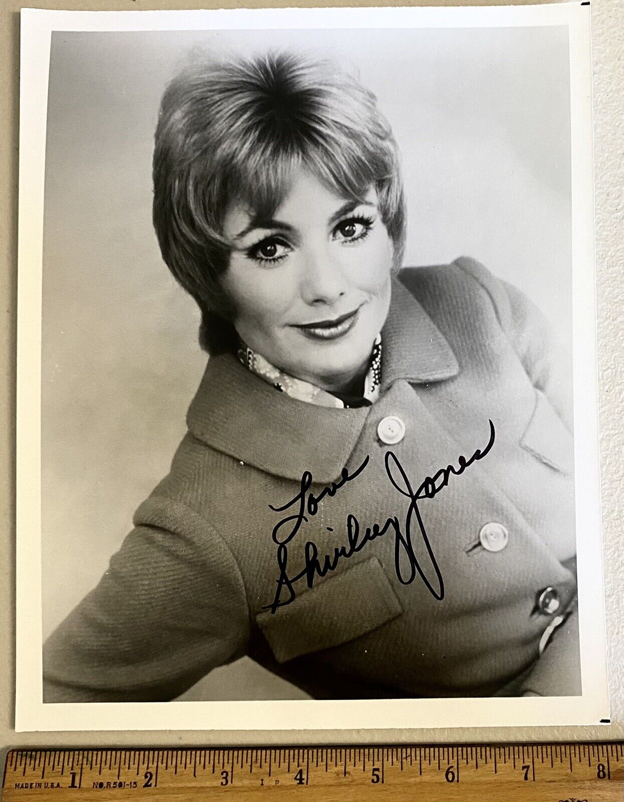 SHIRLEY JONES Hand Signed Photo Poster painting 8 x 10 B&W Authentic Autograph