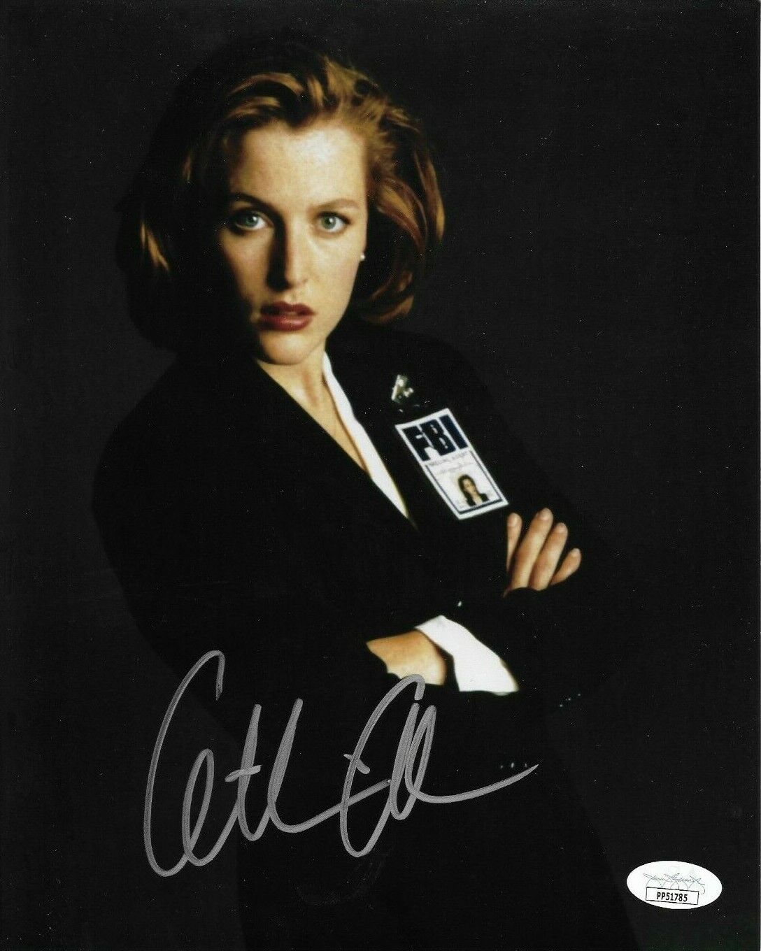 GILLIAN ANDERSON SIGNED AUTOGRAPHED X-FILES 8X10 Photo Poster painting DANA SCULLY JSA