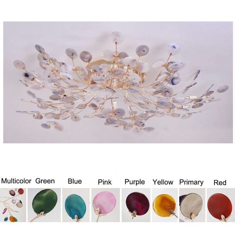 Modern Firefly Ceiling Lights for Living Kitchen Color Home Decorations Low Ceiling Lamp Flush Mount Ceiling Light Luxury Lamp
