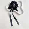 12PCS Neutural Colors Satin Bowknot Ribbon Hair Band Scrunchies