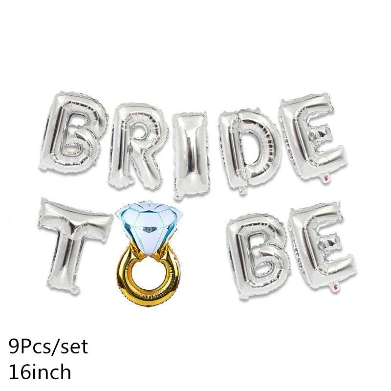 Wedding Balloons Foil Groom Bride Love Balloon for Wedding Decoration Bachelorette Party Valentine's Day Adult Party Supplies