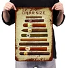 Cigar Sizes - Metal Tin Signs(8*12Inch/12*16Inch) - Bar