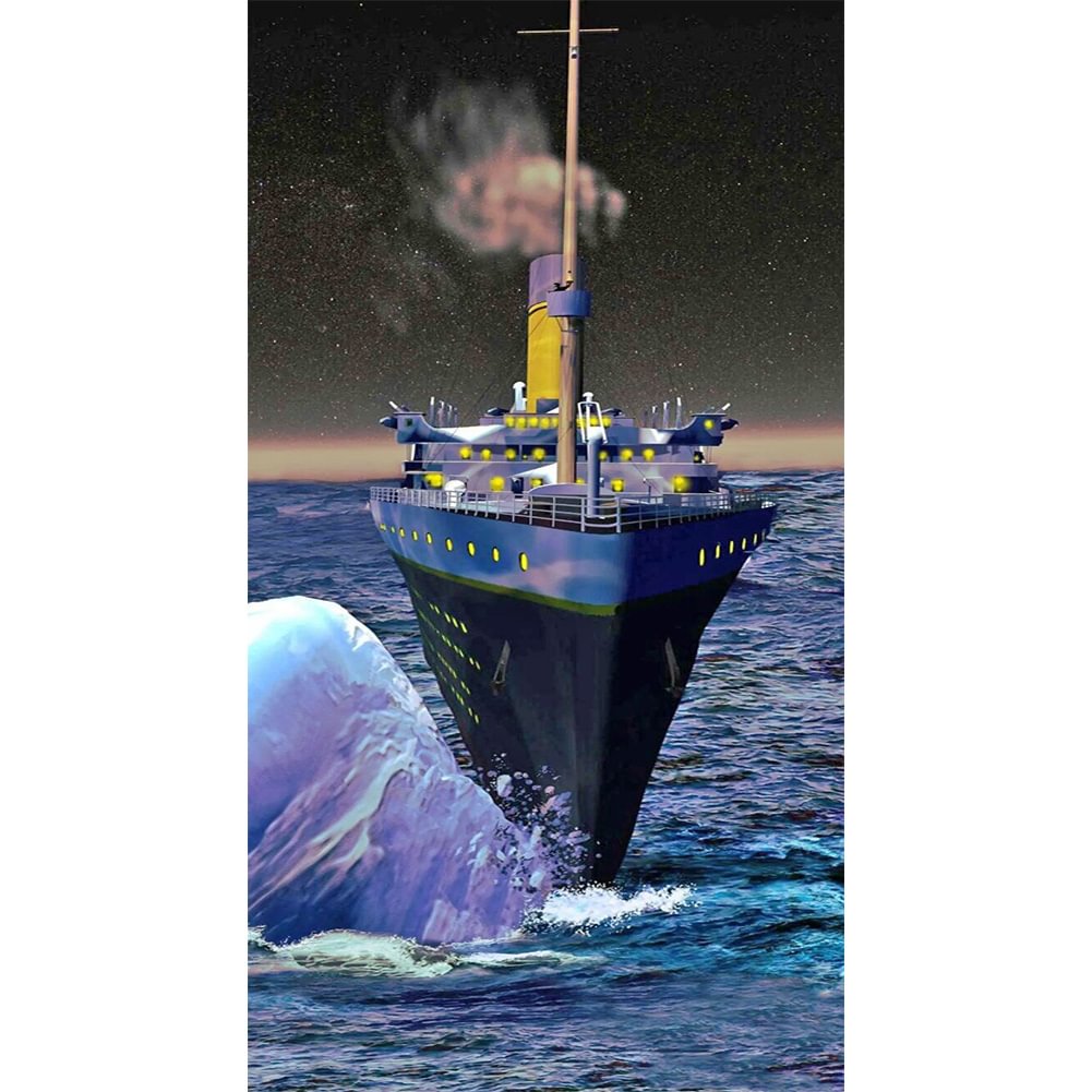 Diamond Painting - Full Round - Ship Sea(50*110cm)