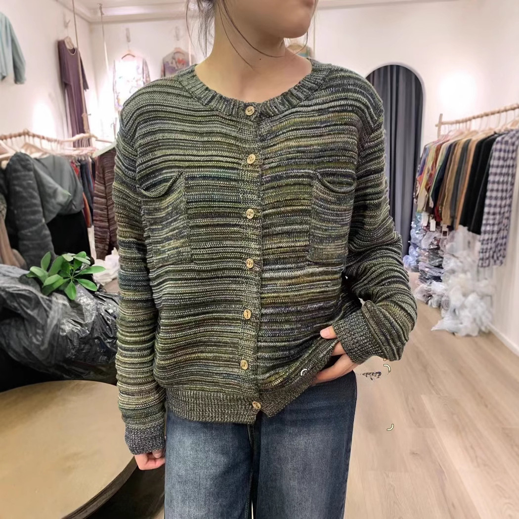 Chicfifth Sweater Women Winter Long Sleeve High Quality Autumn Vintage Top Knitted Cardigan