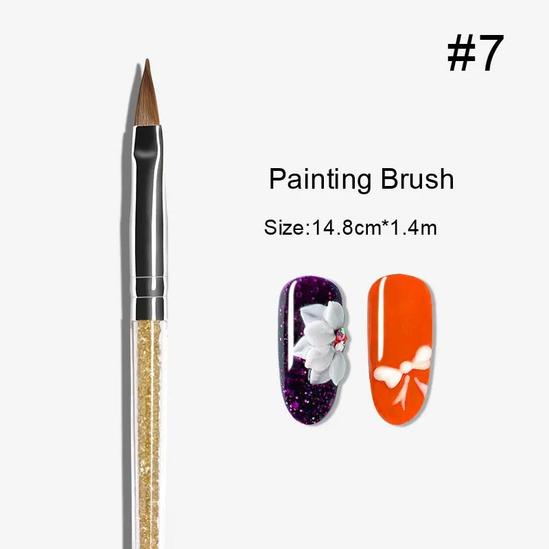 Liner Nail Art Acrylic Liquid Powder Carving UV Gel Extension extension Painting Brush Lines Liner Drawing Pen Manicuring Tools-Nail Inspo