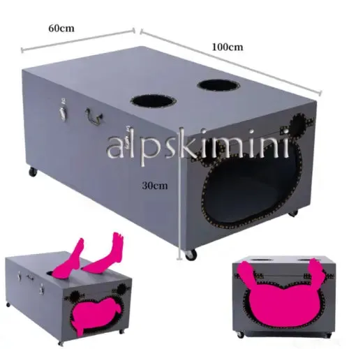 Fetish wooden box Sex Love Cage BDSM Bondage Dog Slave Restraint Tools Sex  Toys