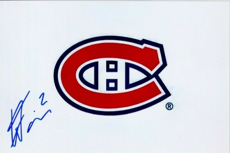 GIANNI FAIRBROTHER autographed SIGNED MONTREAL CANADIENS 4x6 Photo Poster painting