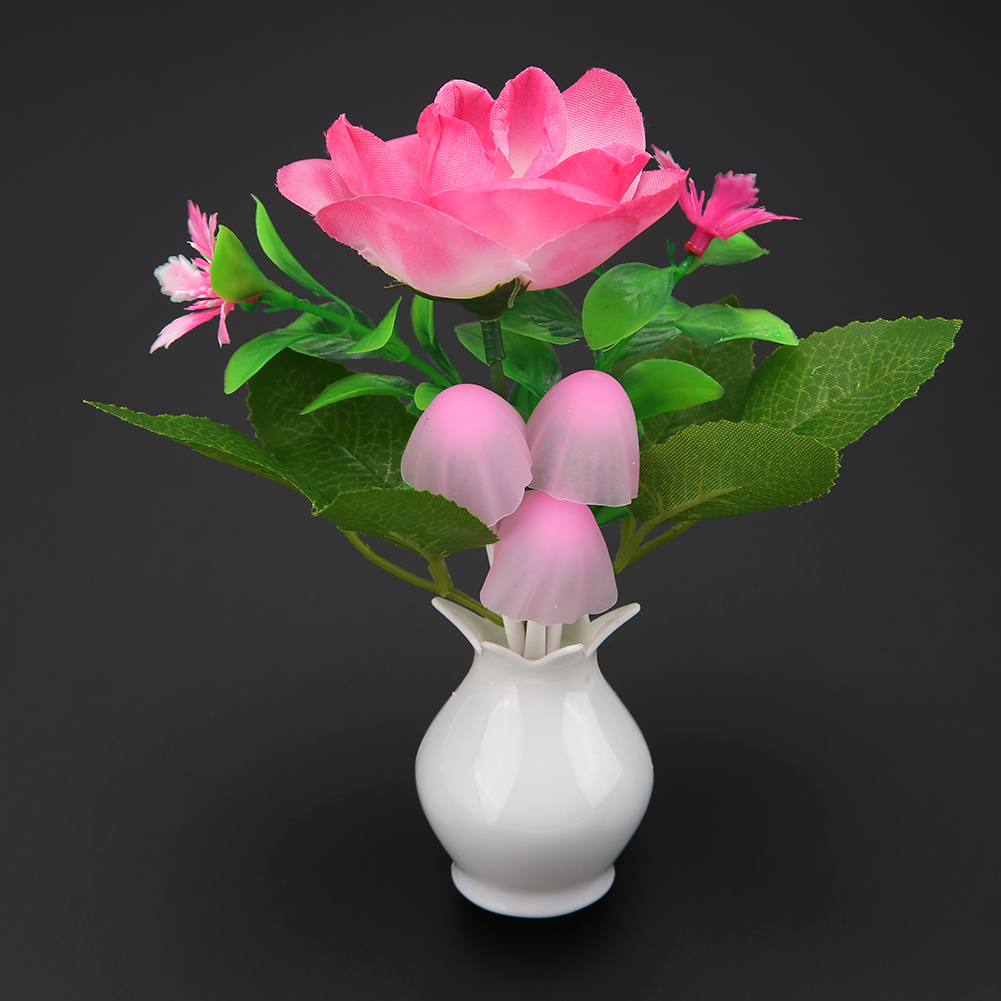 

US Plug-in LED Flower Colorful Sensor-Night Light, Lj-1, 501 Original